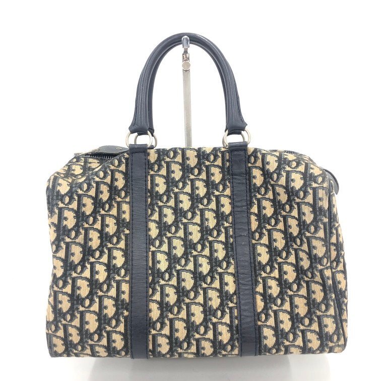 Christian Dior クリスチャンディオール トロッター ミニボストンバッグ【DKAB6019】拍卖