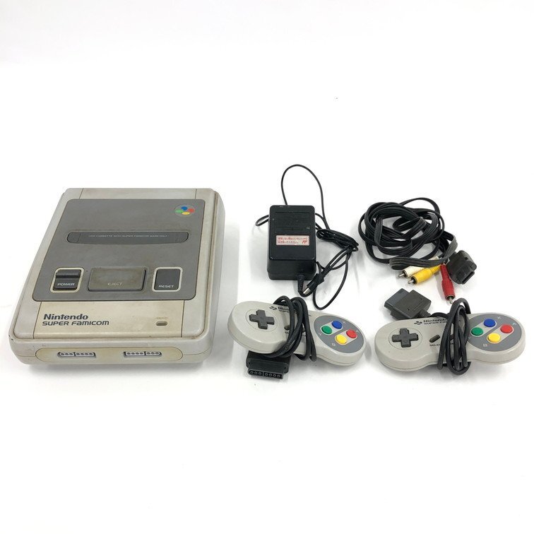 Nintendo ニンテンドー スーパーファミコン SHVC-001 通電〇 コントローラー ほか 付属品あり【DKAC4035】拍卖