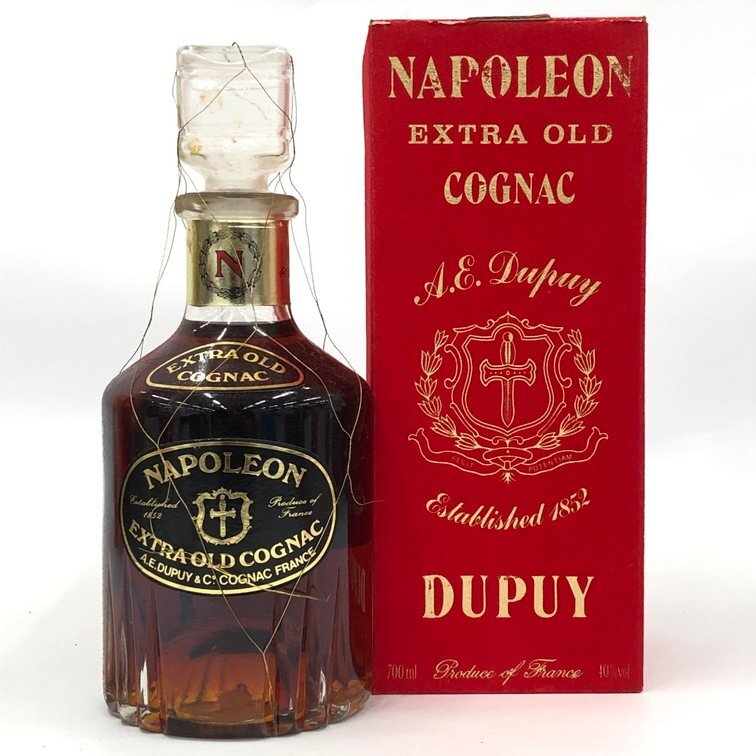 DUPUY デュピュイ ナポレオン エクストラ オールド コニャック 700ml 40% 箱付き 未開栓 国外酒【DKAC0034】拍卖