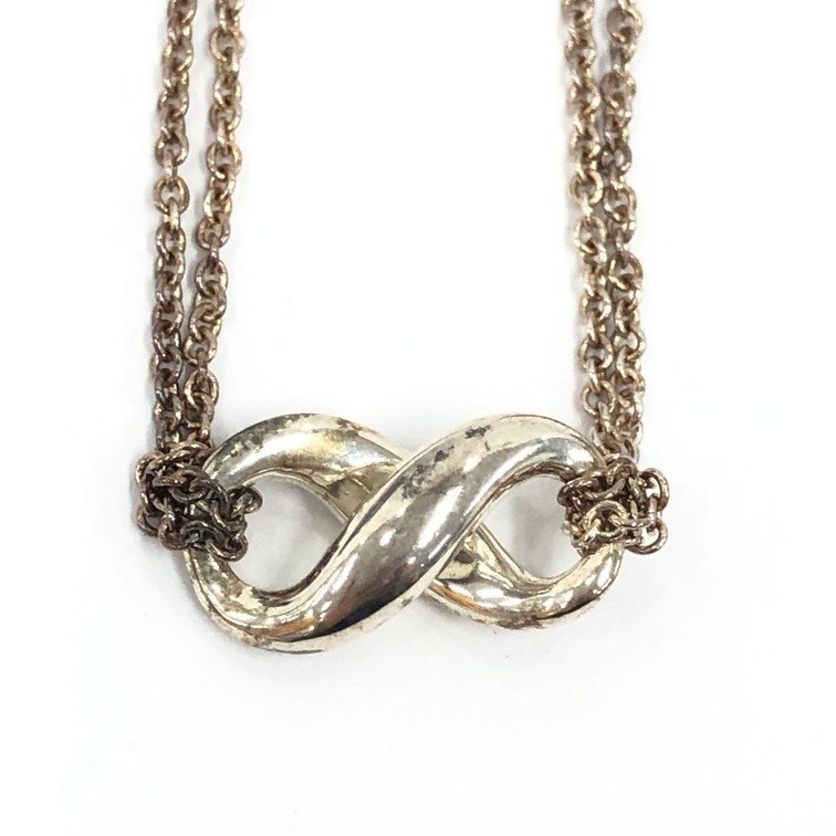 TIFFANY&Co. ティファニー インフィニティ ネックレス 925 総重量6.83g 箱・布袋つき【DKAC2032】拍卖