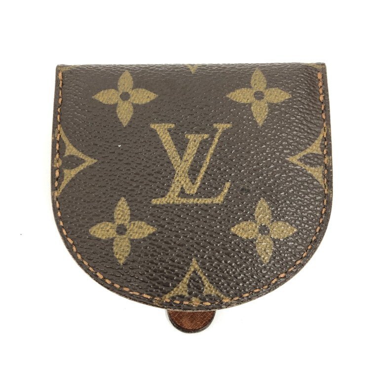 LOUIS VUITTON ルイ・ヴィトン モノグラム ポルトモネ キュベット M61960 【DKAD9014】拍卖