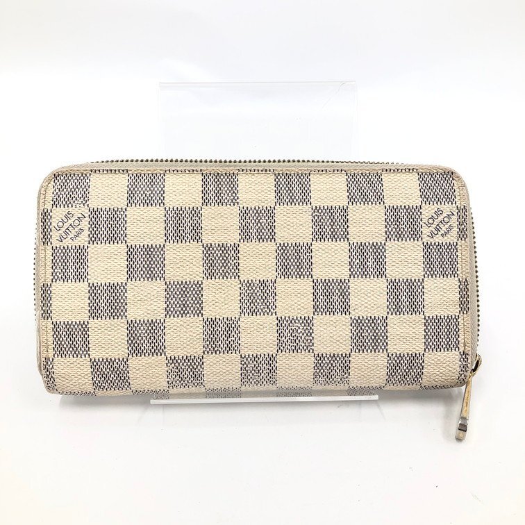 Louis Vuitton ルイヴィトン 長財布 ダミエアズール ジッピーウォレット N60019/VI2067【DKAD7043】拍卖