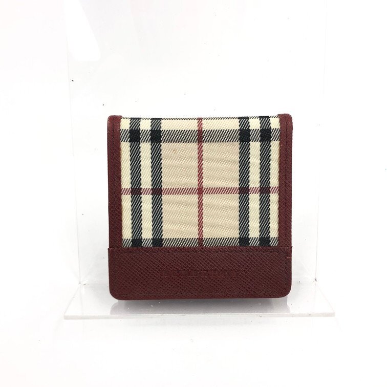 BURBERRY バーバリー 服飾小物 コインケース 小銭入れ 小物入れ ノバチェック【DKAC9031】拍卖