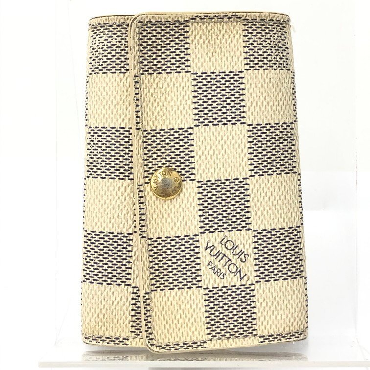 Louis Vuitton ルイヴィトン キーケース ダミエアズール ミュルティクレ6 N61745/CT3097【DKAD5043】拍卖