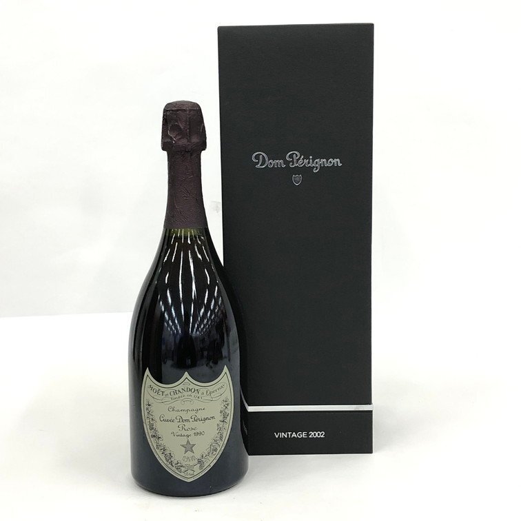 Dom perignon ドンペリニヨン シャンパン ロゼ vintage 1990 750ml 12.5% 未開栓 国外酒 箱つき【DKAE9058】拍卖