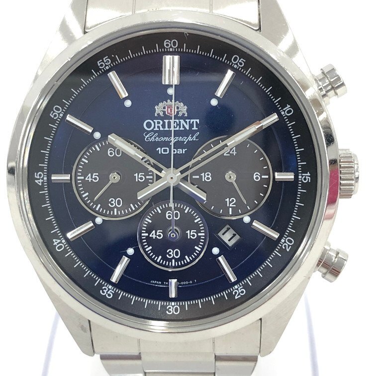 ORIENT オリエント 腕時計 クロノグラフ TX00-01-B CA 不動品【DKAE1041】拍卖