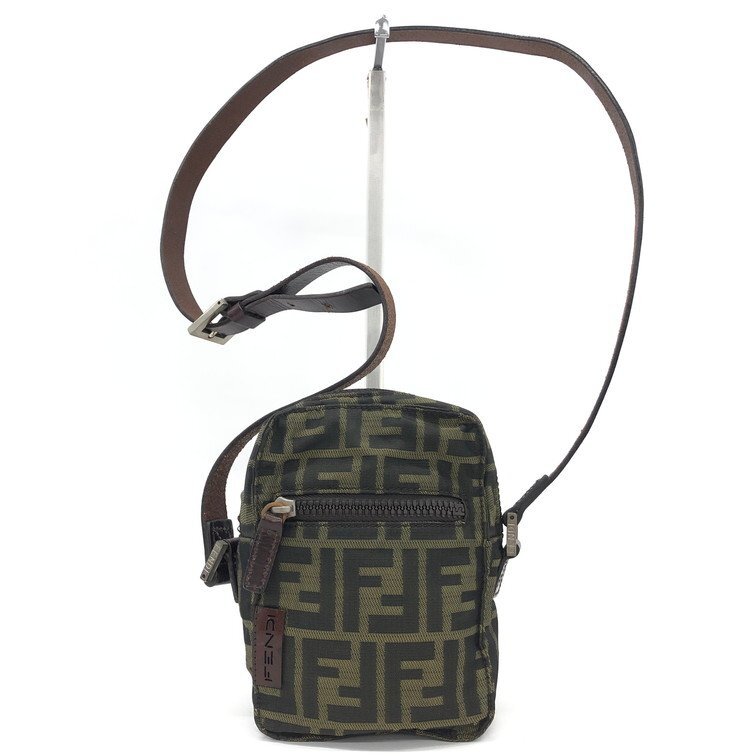 FENDI フェンディ ズッカ ショルダー バッグ 16-19 16072 001【DKADA019】拍卖