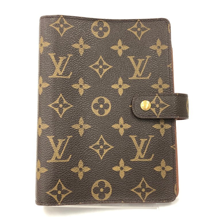Louis Vuitton ルイヴィトン モノグラム アジェンダMM 手帳カバー R20105/SP0977【DKAE4050】拍卖