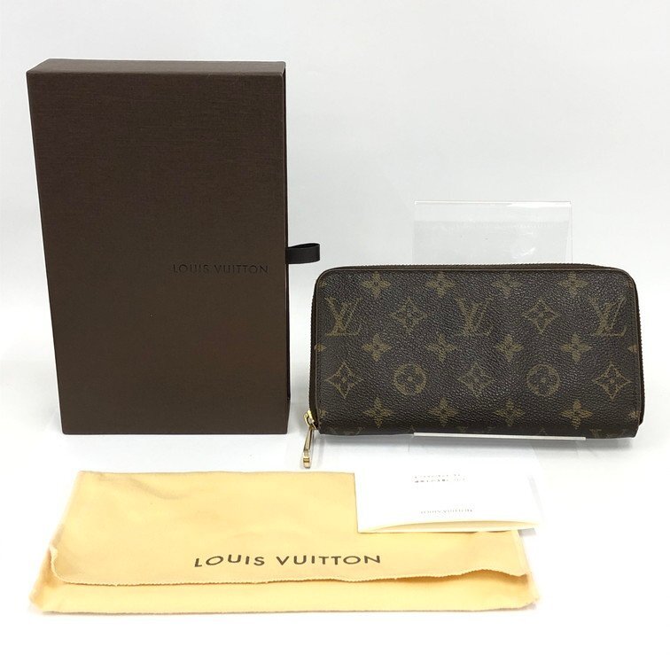 LOUIS VUITTON ルイ・ヴィトン 長財布 モノグラム ジッピーウォレット M42616/CA0017 箱・保存袋あり【DKAE3037】拍卖