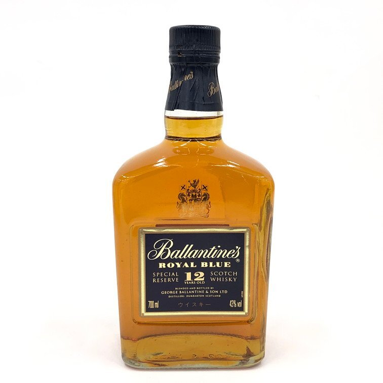 Ballantine's バランタイン スコッチウイスキー ロイヤルブルー 12年 700ml 43% 未開栓 国外酒【DKAE9019】拍卖