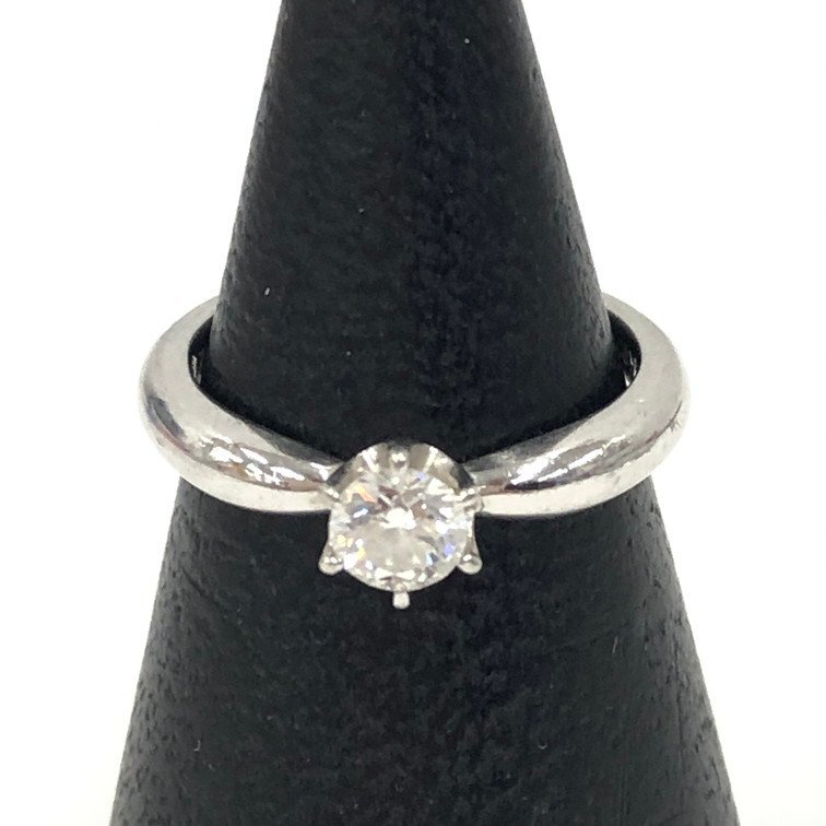 TASAKI タサキ リング Pt900/0.29刻印あり サイズ6号 総重量3.58g 鑑定書付き【DKAG3007】拍卖