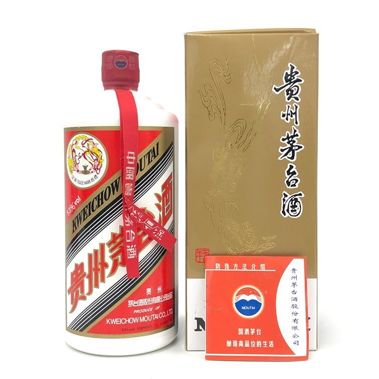 貴州茅台酒 マオタイ酒 天女 2018 1000ml 53% 箱付き 未開栓 国外酒【DKAF4002】拍卖