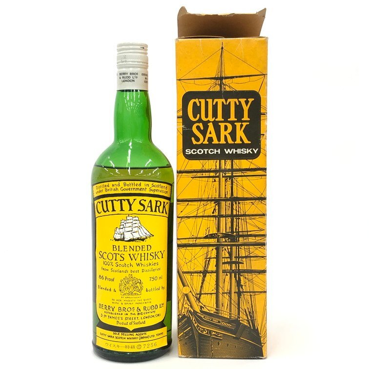 CUTTY SARK カティサーク イエローラベル スコッチ 750ml 43% 箱付き 未開栓 国外酒【DKAF4007】拍卖