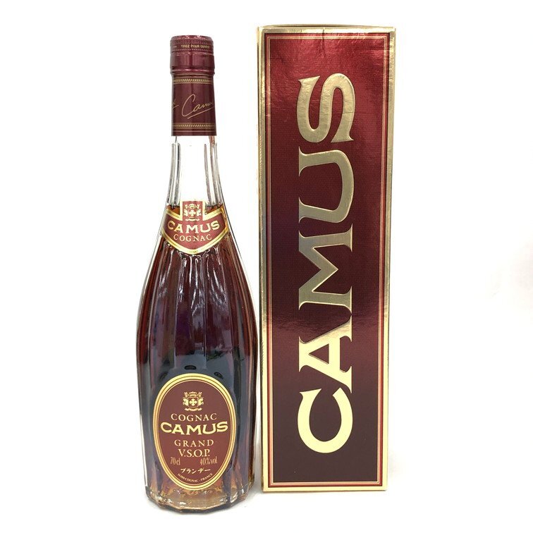CAMUS カミュ ブランデー コニャック GRAND V.S.O.P. 700ml 40% 箱あり 未開栓 国外酒【DKAF9061】拍卖