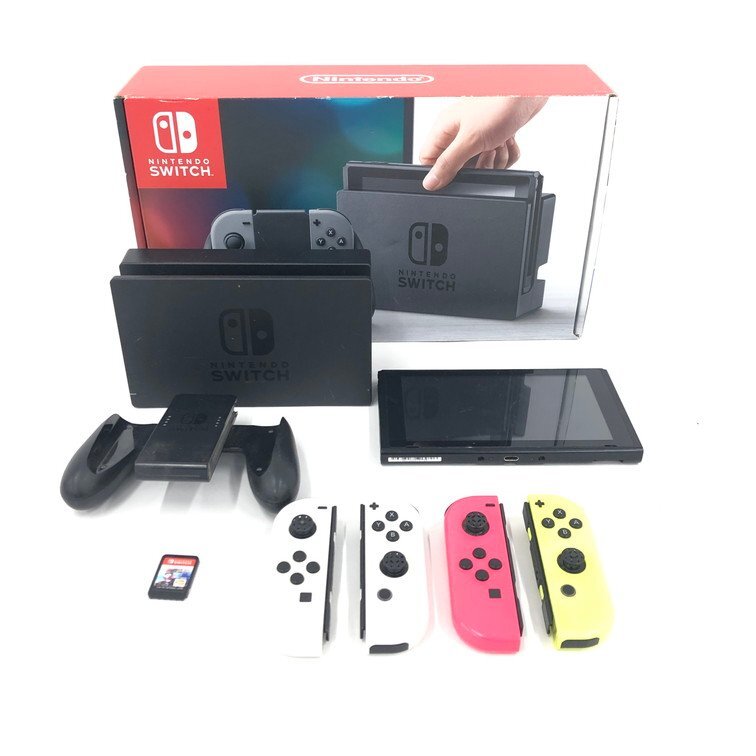 Nintendo ニンテンドー Switch HAC-001/XAJ10004157709 通電× ジャンク品 箱付き【DKAK6009】拍卖