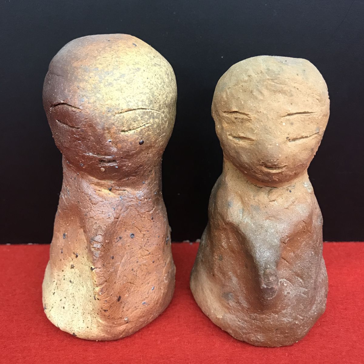 夫婦地蔵 旧家整理品 【RA1165S#60】拍卖