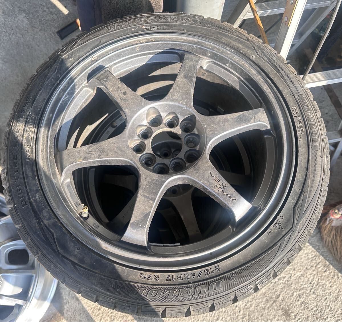 DUNLOP ホイール付き Vex sport 215/50R17 4本拍卖