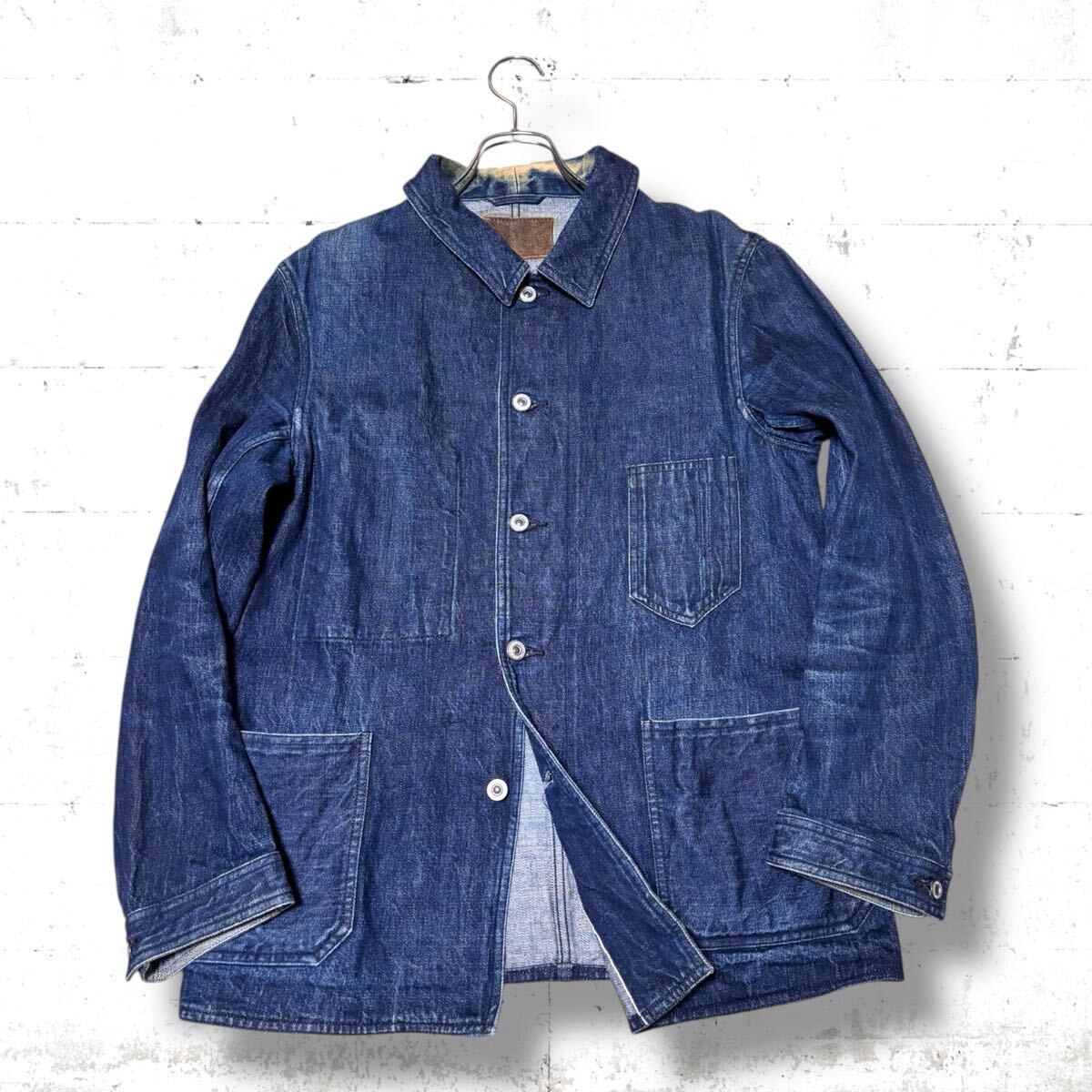 名作 OLDJOE デニム カバーオール ジャケット インディゴ ネイビー オールドジョー 40 Lサイズ 拍卖