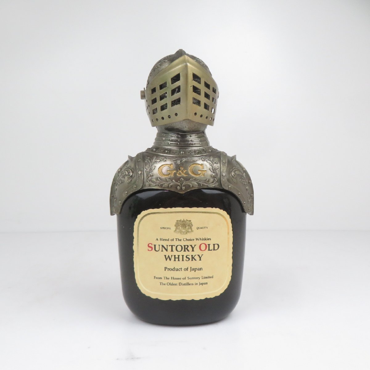 【東京都内限定発送/新品未開栓】 SUNTORY OLD WHISKY サントリー オールドウイスキー G&G ボトルカバー 西洋甲冑 騎士 / 80 (SGF013280)拍卖