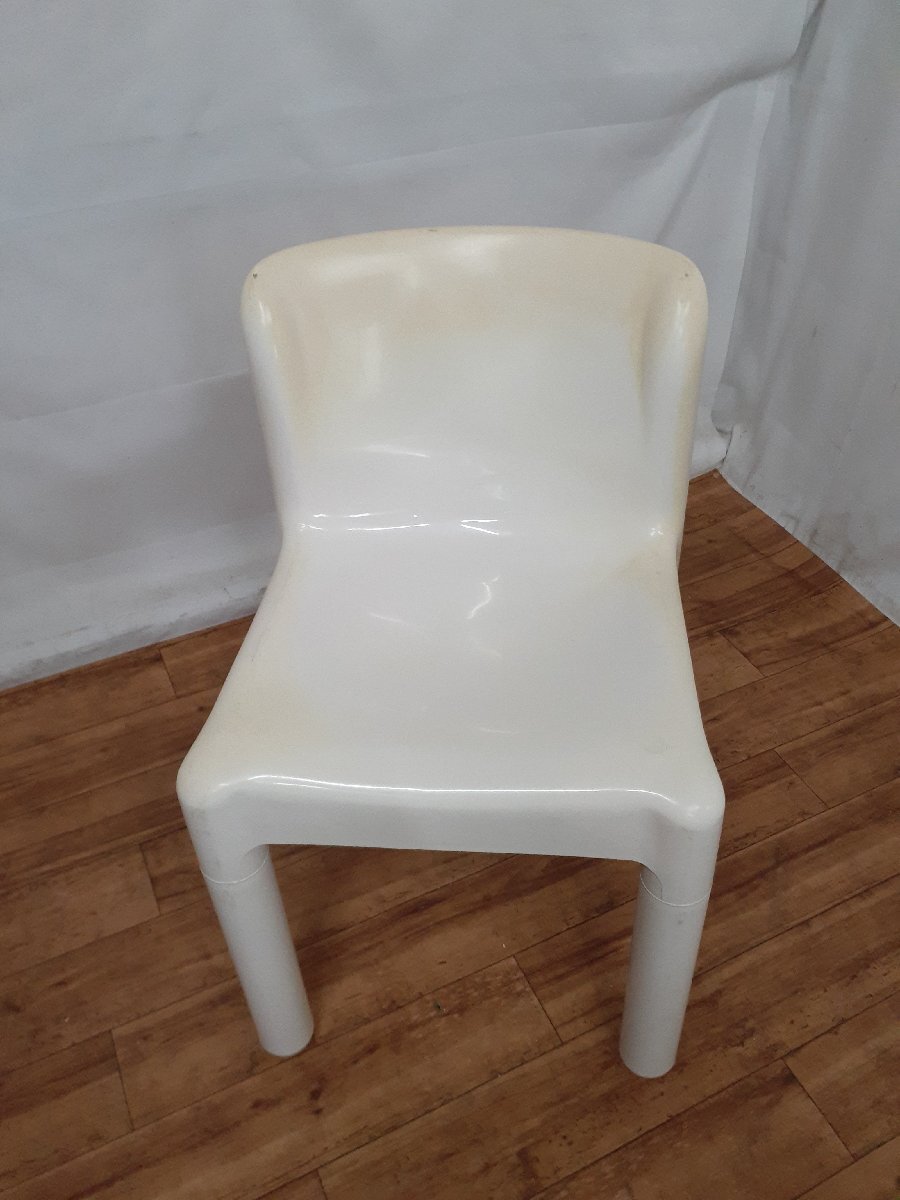 【現地引取可】 チェア Kartell カルテル 4875 Bartoli Chair Carlo Bartoli レトロ スペースエイジ 椅子 / 家財便Aランク (SGKY1001382)拍卖