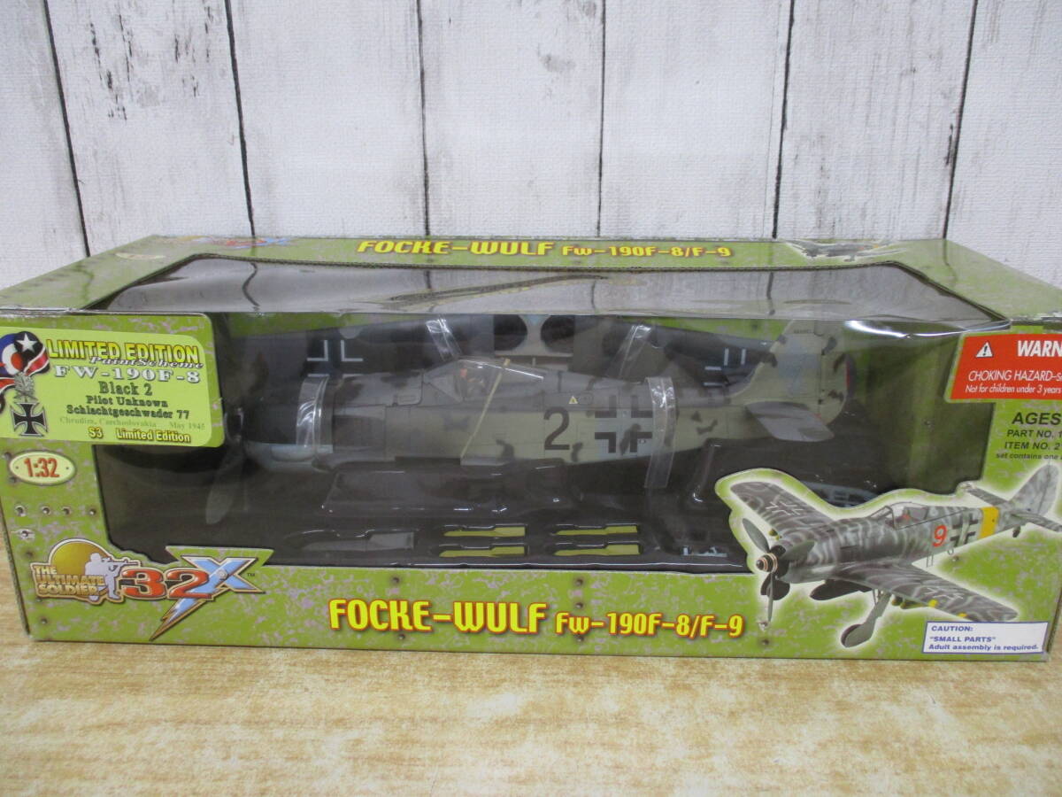 i5-5(21st CENTURY TOYS フォッケウルフ FW-190F-8/F-9 Black 2)1/32 FOCKE-WULF The Ultimate Soldier Limited Edition 航空機 模型拍卖