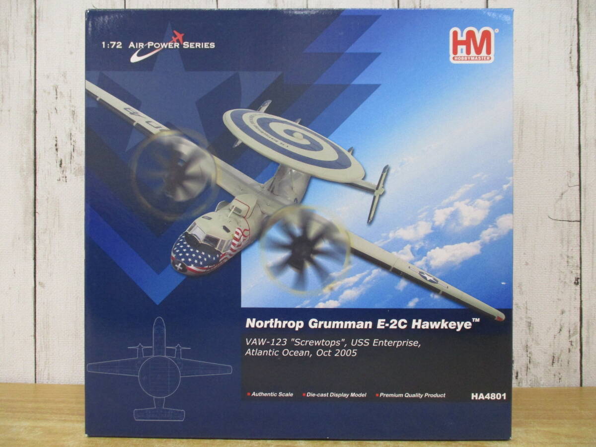 h4-1(ホビーマスター ノースロップ グラマン E-2C ホークアイ HA4801)Northrop Grumman E-2C Hawkeye VAW-123 Screwtops HOBBY MASTER拍卖