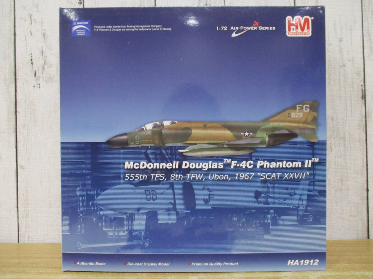 h4-5(ホビーマスター マクドネル ダグラス F-4C ファントム II HA1912)McDonnel Douglas Phantom 555th TFS 8th TFW Ubon HOBBY MASTER 拍卖