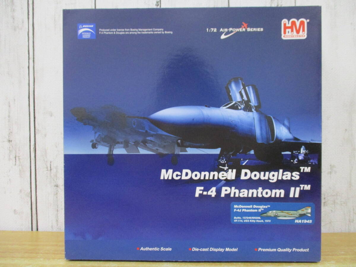i5-4(ホビーマスター マクドネル ダグラス F-4J ファントム II HA1945)キティホーク McDonnel Douglas Phantom Kitty Hawk HOBBY MASTER拍卖