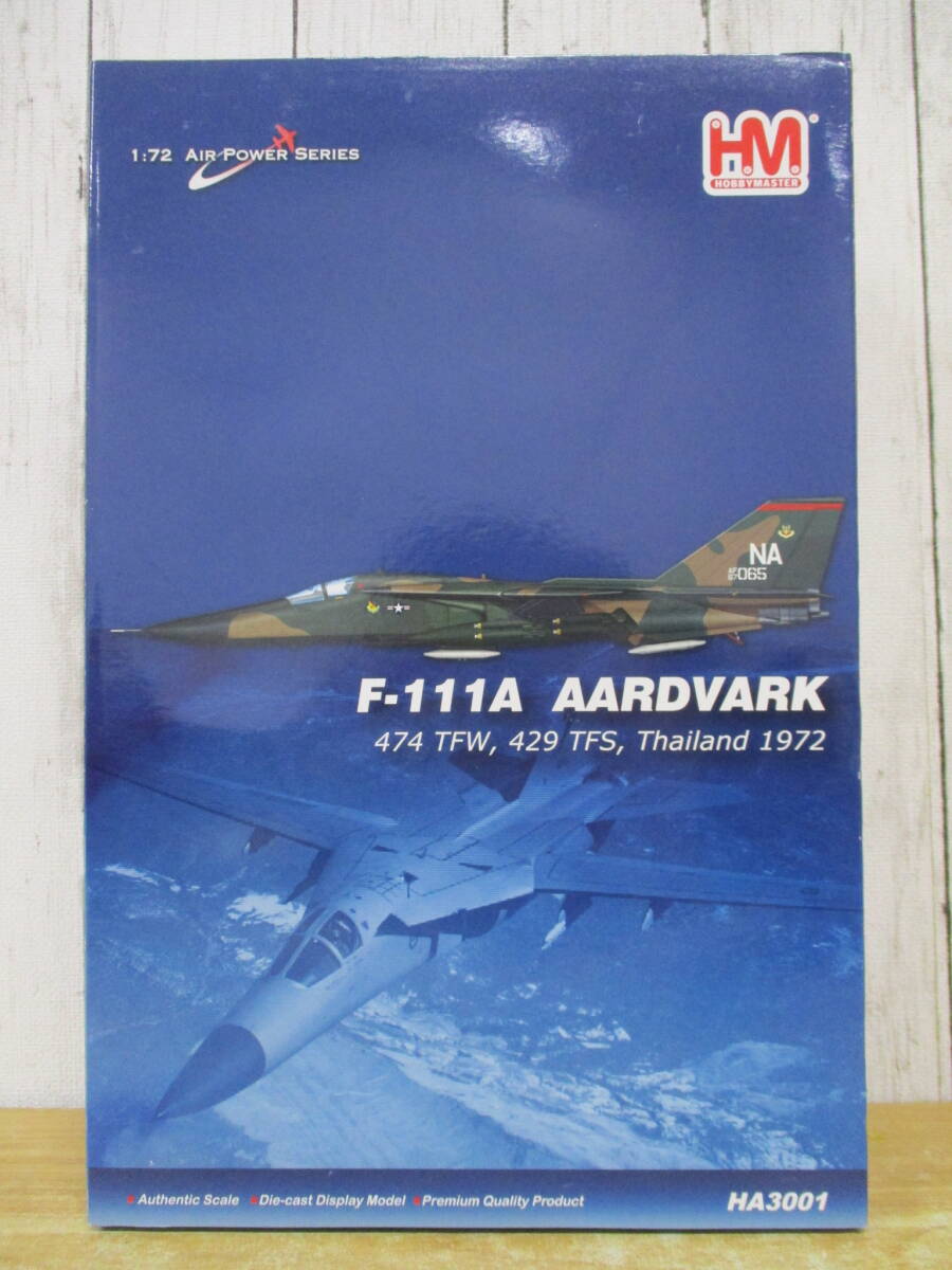 h5-1(ホビーマスター F-111A アードバーク HA3001)1/72 AARDVARK 474 TFW 429 TFS Thailand 1972 HOBBY MASTER 航空機 模型拍卖