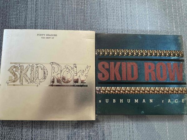 SKID ROWスキッドロウ BEST&オリジナルアルバムCD2枚セット FORTY SEASONS THE BEST OF SKID ROW/SUBHUMAN RACE拍卖