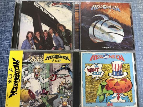 HELLOWEENハロウィン LIVEアルバム&シングルCD4枚セット I WANT OUT LIVE/Skyfall/DR.STEIN/WHERE THE RAIN GROWS拍卖