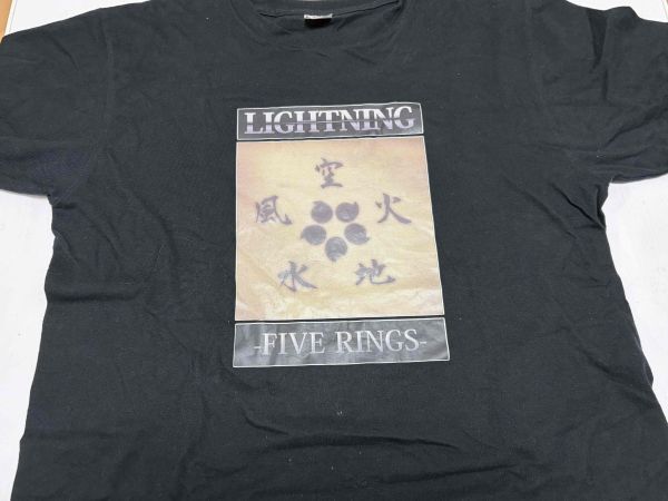 LIGHTNINGライトニング/FIVE RINGSファイヴリングス バンドTシャツ オフィシャル IRON-CHINO拍卖