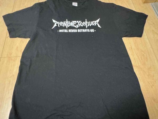 Phantom Excaliverファントムエクスカリバー バンドTシャツ「メタルは裏切らない」半袖Lサイズ オフィシャル!!拍卖