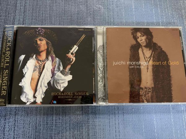 ZIGGYジギー 森重樹一 ソロオリジナルアルバムCD2枚セット「ROCK & ROLL SINGER」「Heart of Gold」拍卖