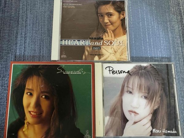 浜田麻里 BEST&オリジナルアルバムCD3枚セット Heart and SoulThe Singles/Sincerely/Persona拍卖