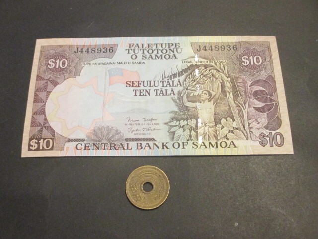 未使用 サモア 2005年 10タラ P-34b拍卖