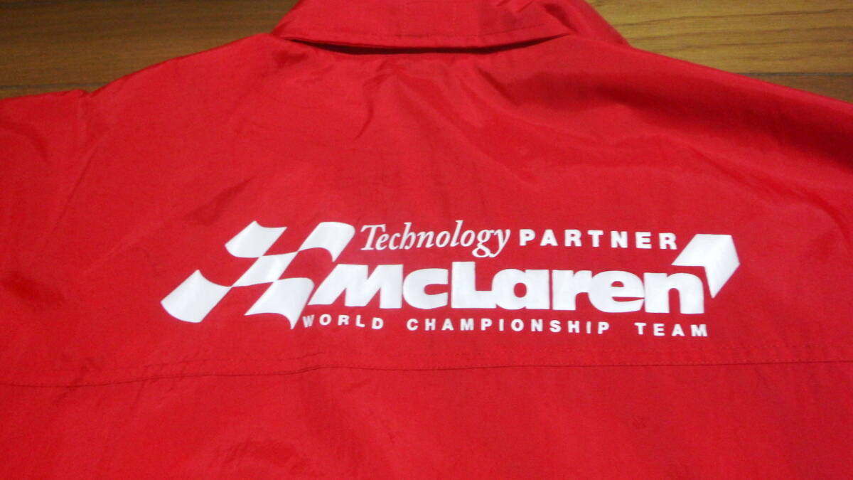 マクラーレン 赤 ジャケット Fサイズ Mobil モービル1 ワッペン コート モータースポーツ 観戦 F1拍卖