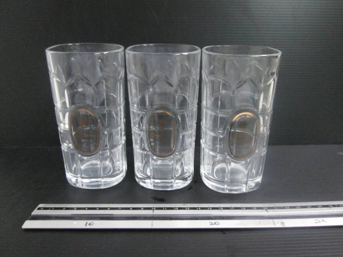 サントリー ゴールデンクリスタルグラス 3個 セット 13.5cm拍卖