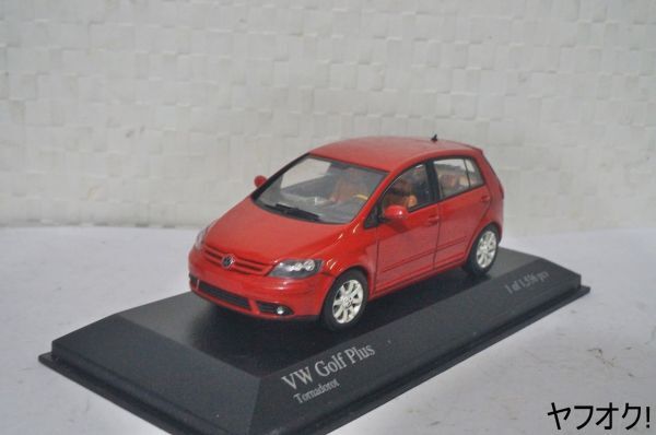 ミニチャンプス VW ゴルフ Plus 2005 1/43 ミニカー 難あり フォルクスワーゲン GOLF 赤拍卖