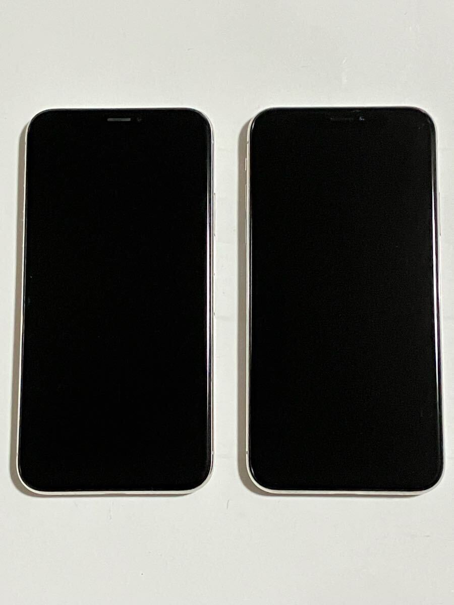 SIMフリー iPhoneX 256GB × 2台セット シルバー 判定 ○ X アイフォン スマートフォン 送料無料 iPhone X スマホ シルバー 2点 まとめ拍卖