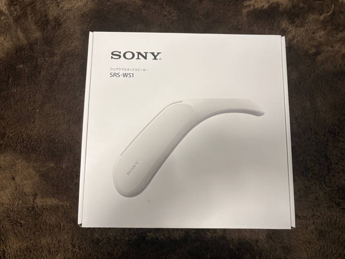 SONY ウェアラブルネックスピーカー SRS-WS1拍卖