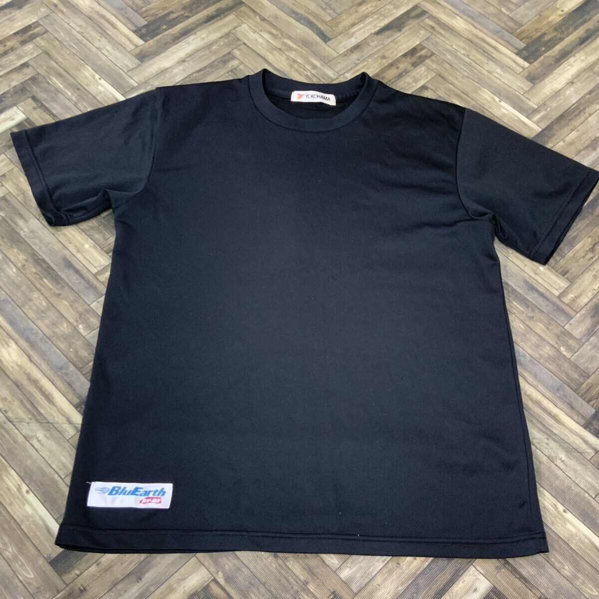 HY1096 実物 ワークウェア ヨコハマタイヤ ブルーアース 半袖 ブラック サイズ不明拍卖