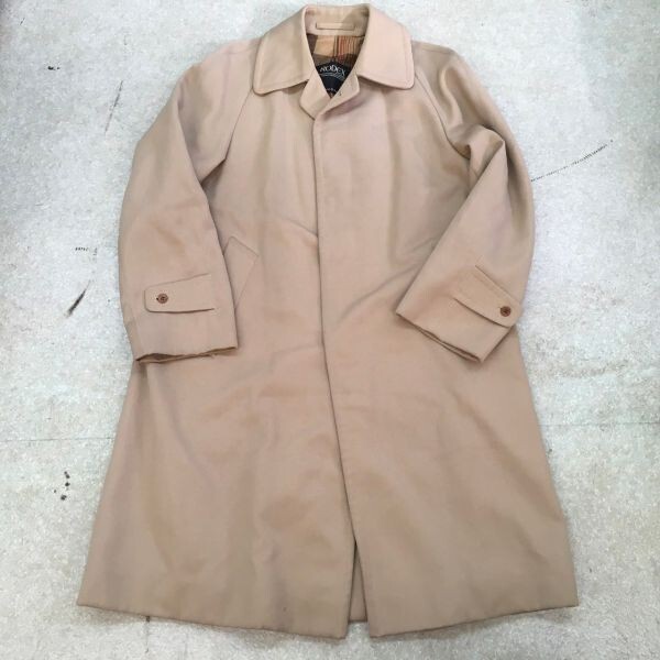 Q258 RODex ロングコート レディースサイズR36 ベージュ 裏地拍卖