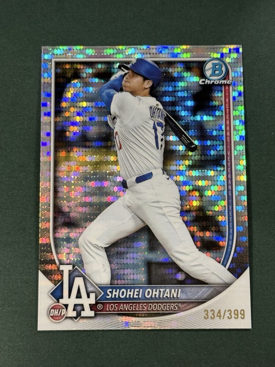 399枚限定 大谷翔平 Shohei Ohtani 2025 Topps Bowman Chrome Pulsar Refractor MLBカード ドジャース Dodgers拍卖
