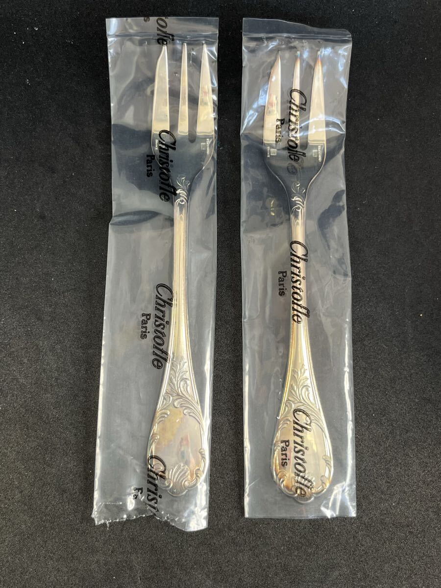 【開封済未使用】Christofle クリストフル フォーク 2点拍卖