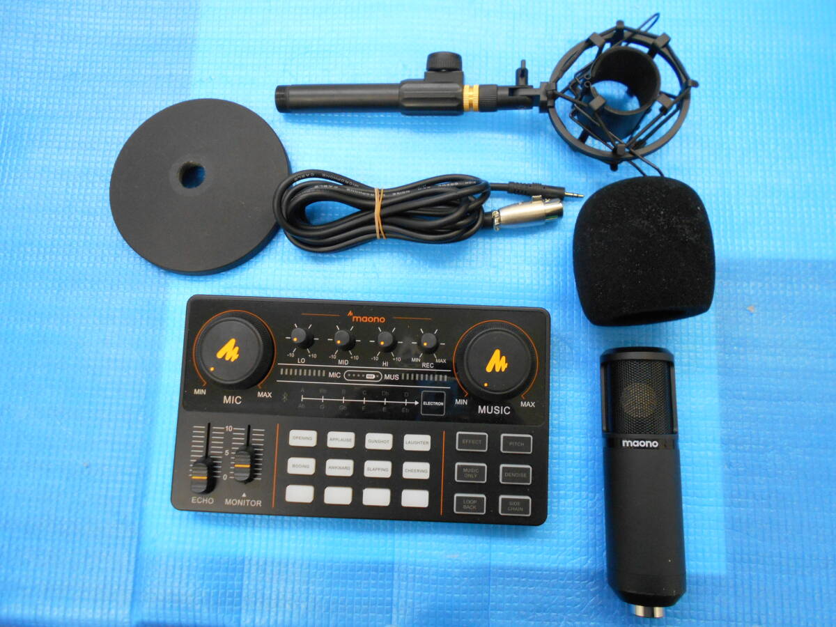 MAONO AU-AM200 オーディオミキサー オーディオインターフェース 現状販売品【A0183】拍卖