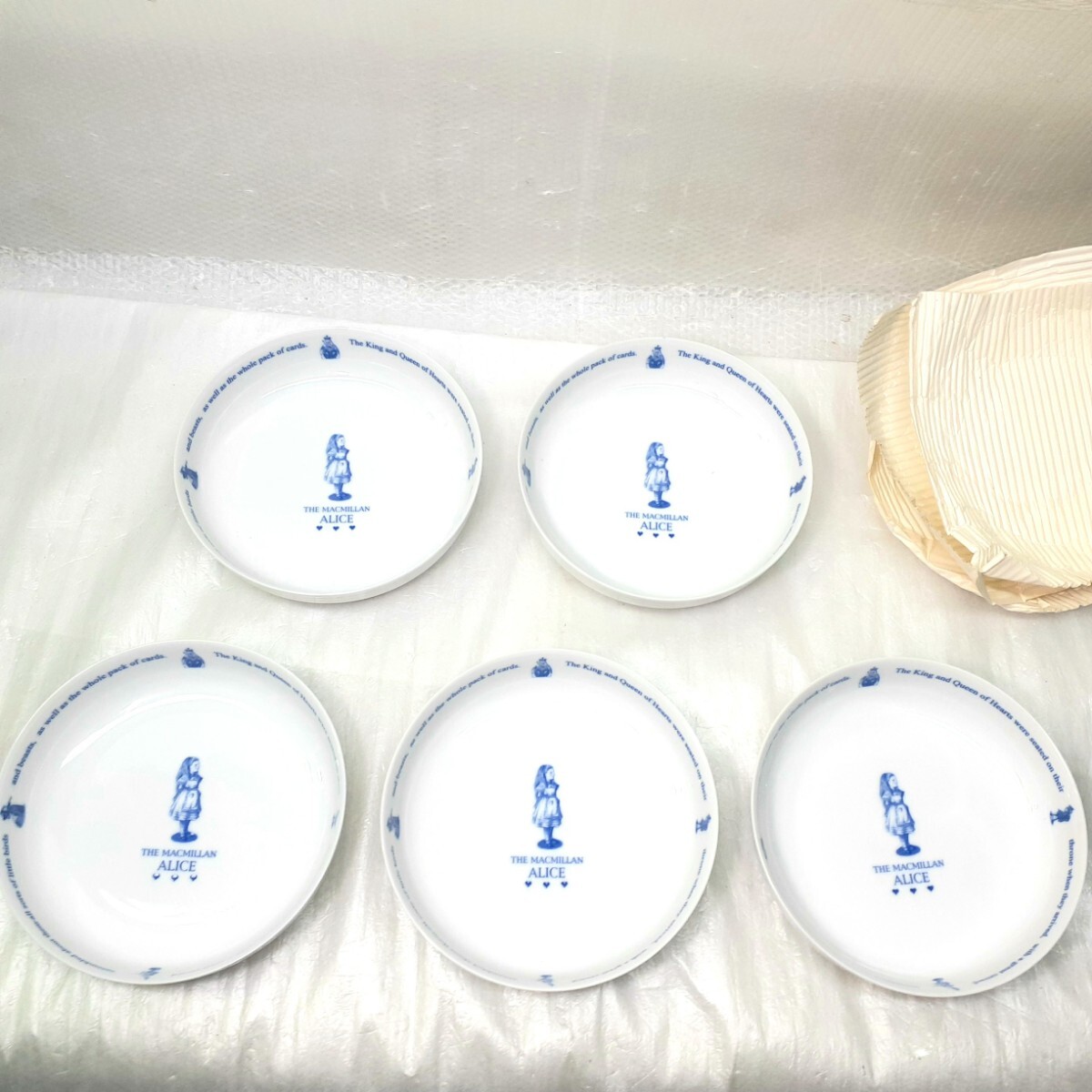 アリスTHE MACMILLAN ALICE 5点セット 深皿 皿 プレート 食器 未使用長期保管品 (5)拍卖