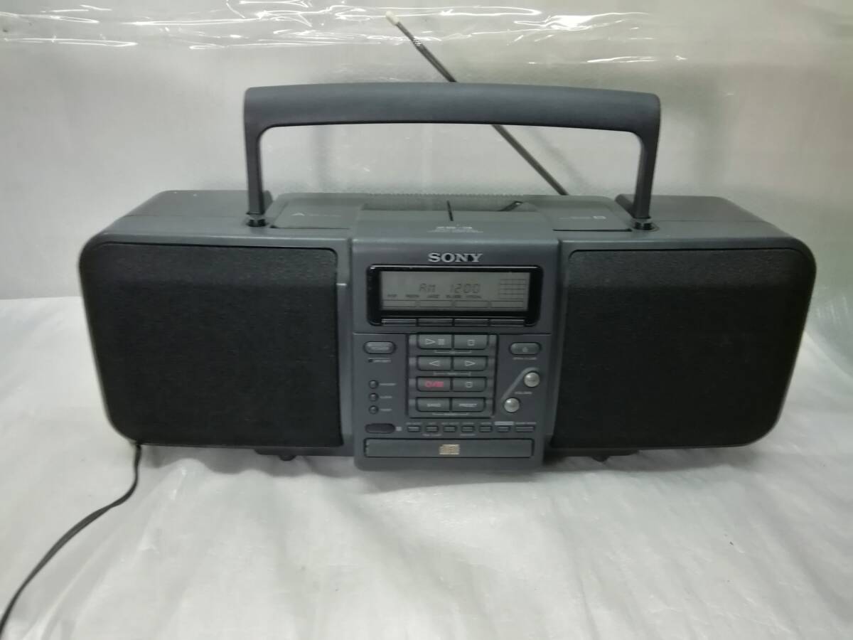 SONY ZS-3 CDラジカセ システムコンポ CDプレーヤー カセットプレーヤー 通電のみ 【ジャンク】拍卖