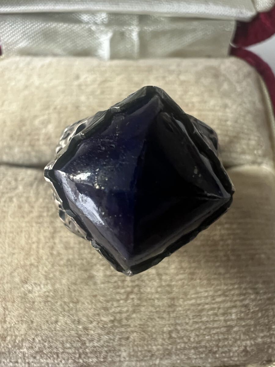 ☆SILVER刻印 ヴィンテージ カラーストーン指輪拍卖