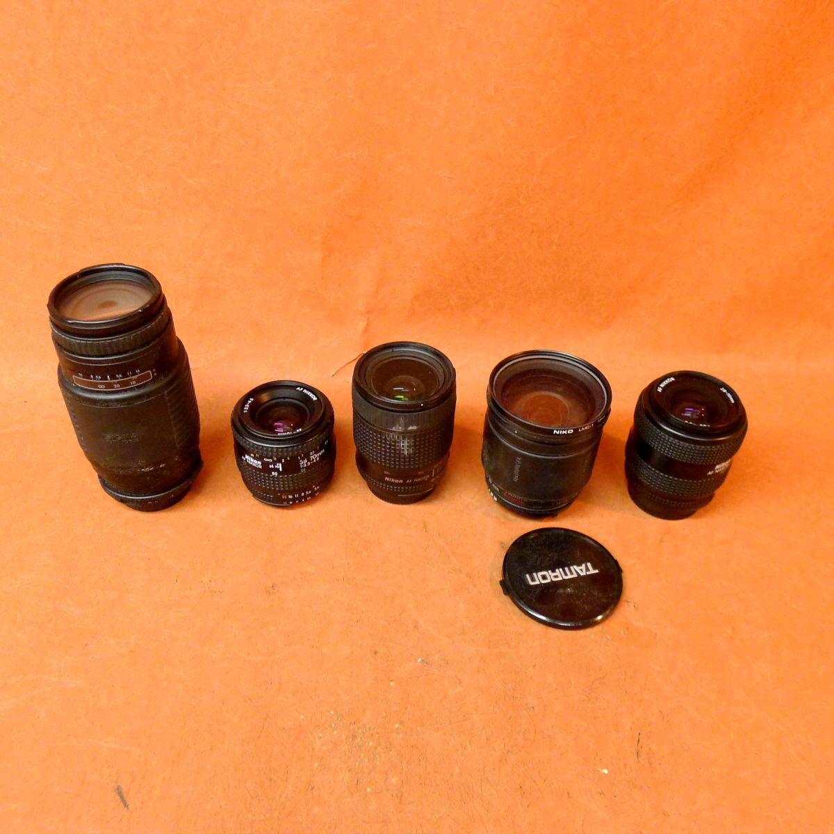 k◆010 ニコン レンズまとめて5点①AF NIKKOR 28-80mm 1:3.5-5.6 D②AF NIKKOR 28-80mm 1:3.5-5.6 D③TAMRON AF 28-200 1:3.8-5.6等/60拍卖